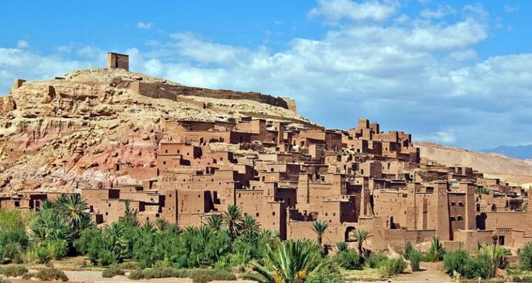 Aït Benhaddou, une vue spectaculaire du site historique.