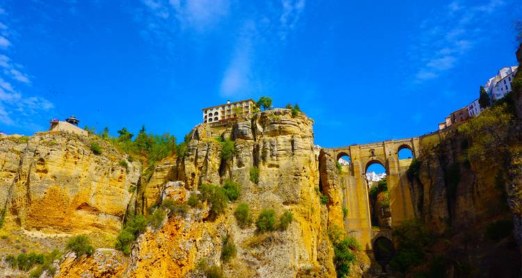 The picturesque Puente Nuevo spanning the deep gorge in Ronda.