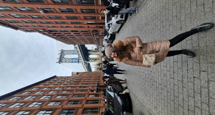 Intersection DUMBO avec le pont de Brooklyn.