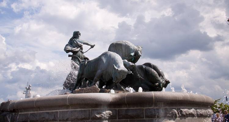 Gefion-Brunnen mit mythischen Figuren