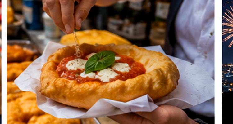 Gros plan d'une main saupoudrant du fromage sur une pizza frite napolitaine fraîchement frite garnie de basilic.