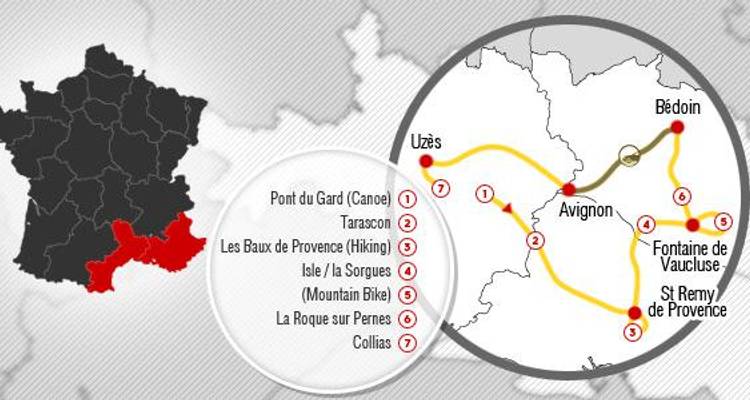 Provence Bike & Canoe Tour - Discover France Adventures