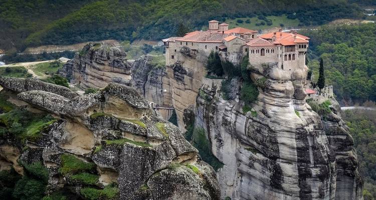 Klooster op een klif