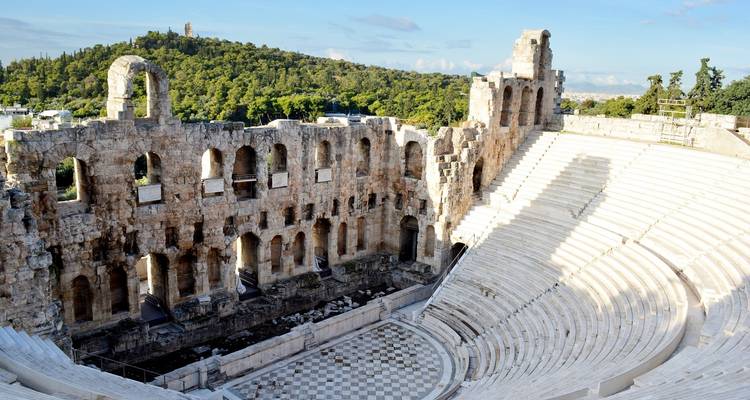 Das antike Theater des Herodes Atticus in Athen.