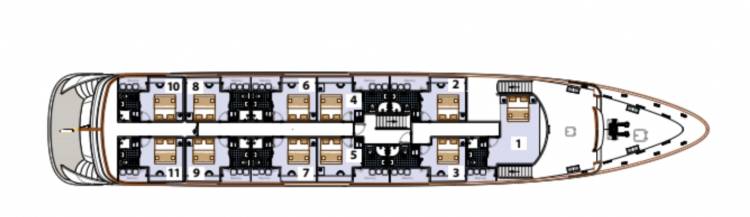 Upper Deck plan