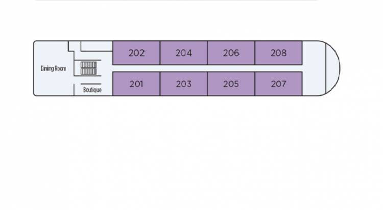 Plan de  Second Deck