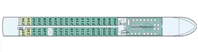 Plan de  Strauss Deck