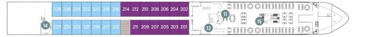 Vista Deck plan