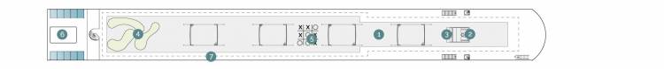 Sun Deck plan