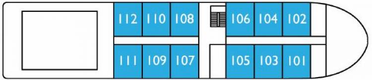 Irrawaddy Deck  plan