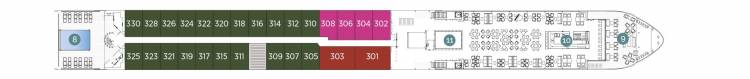 Horizon Deck plan
