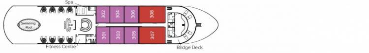 Sadec (Sun Deck)  plan