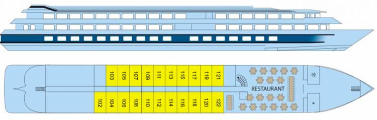 Plan de  Main Deck