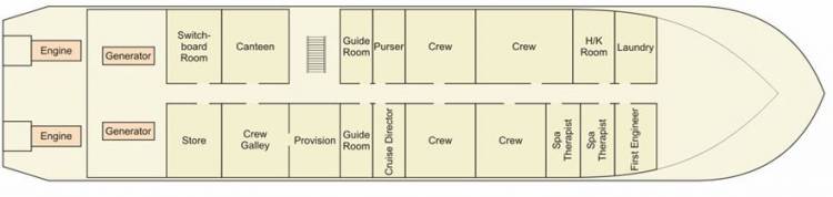 Plan de Lower Deck