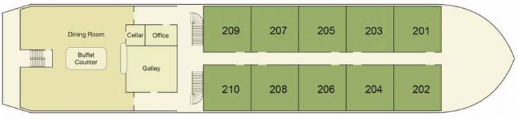 Plan de Main Deck