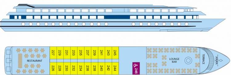 Plan de  Middle Deck