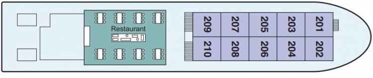 Middle (Lotus) Deck Plan