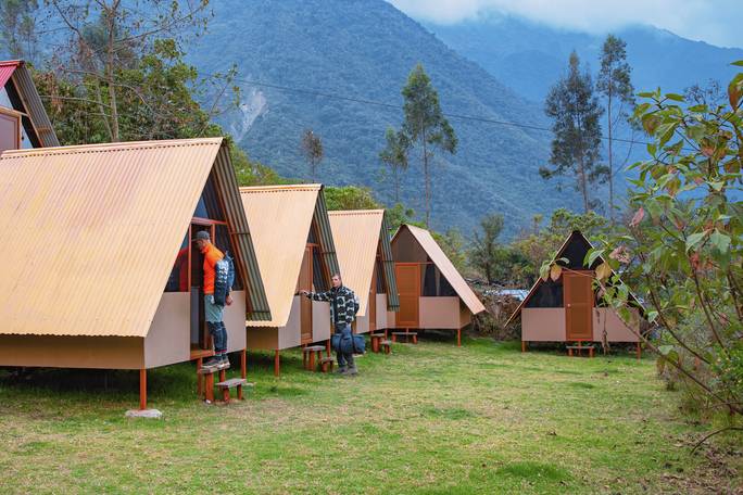 Unwind in a rustic lodge with panoramic views of the cloud forest
