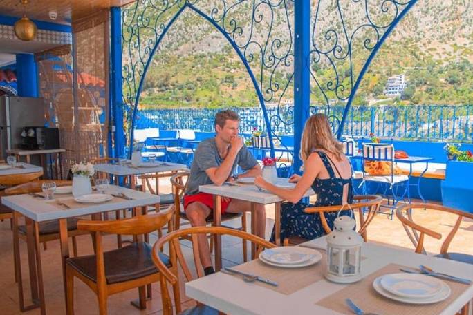 Panoramic view in hotel