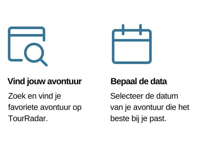 Vind jouw avontuur & Bepaal de data