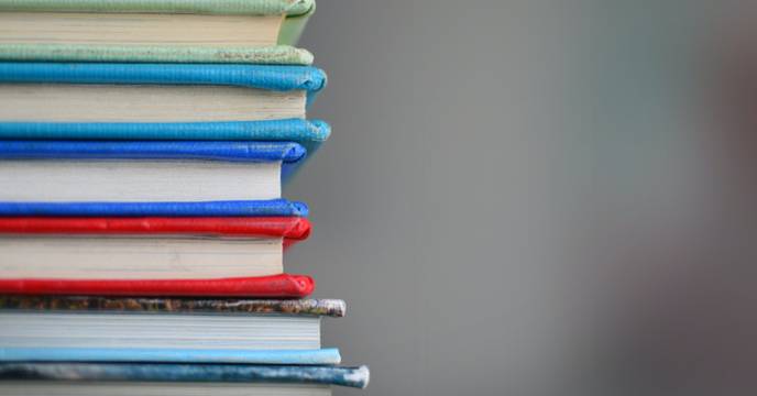 A stack of books
