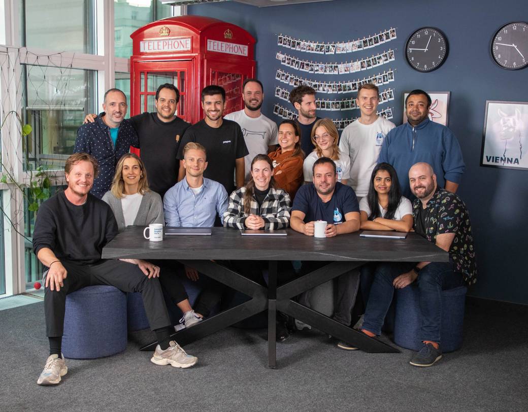 The Product and Design teams collaborating on projects together at TourRadar