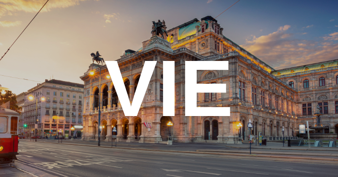 The grand opera house in Vienna, Austria