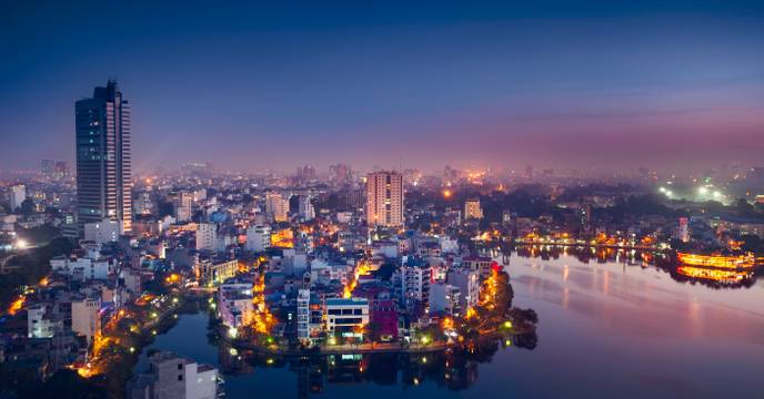 Hanoi at night