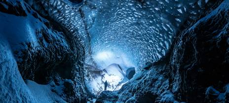 Ice cave in Iceland