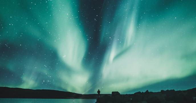 Northern lights in Iceland