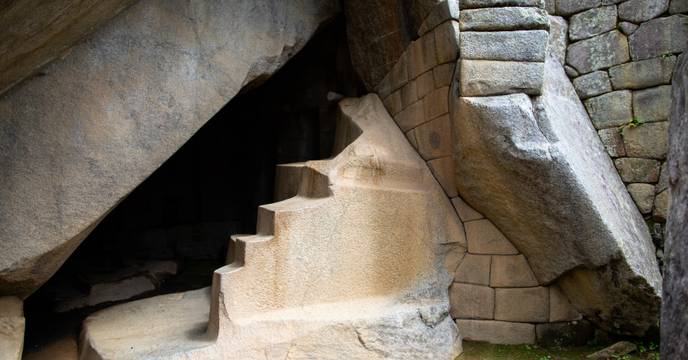 Ancient tombs at Machu Picchu