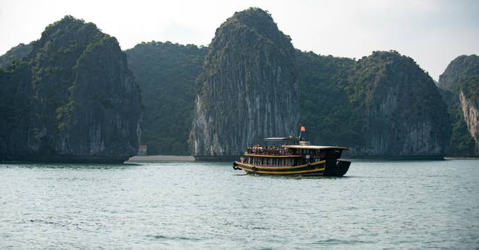 Boat in Halong Bay