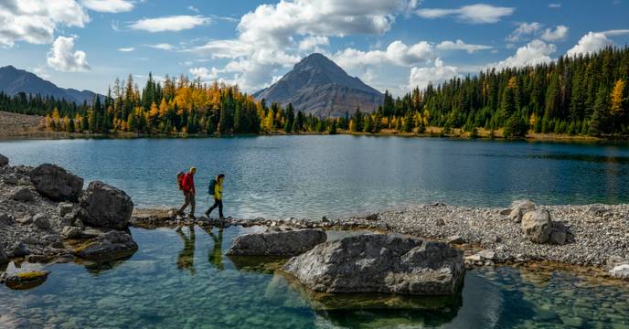Visit the stunning Emerald lake