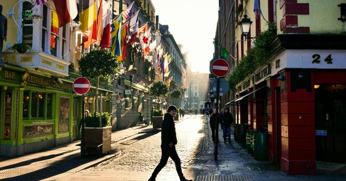 Exploring the streets of Dublin