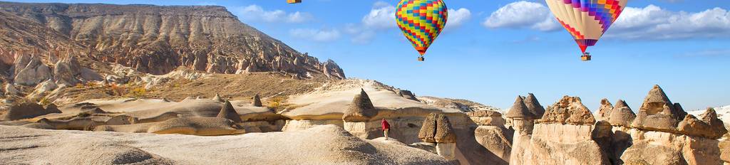 Hot air balloons in Cappadocia