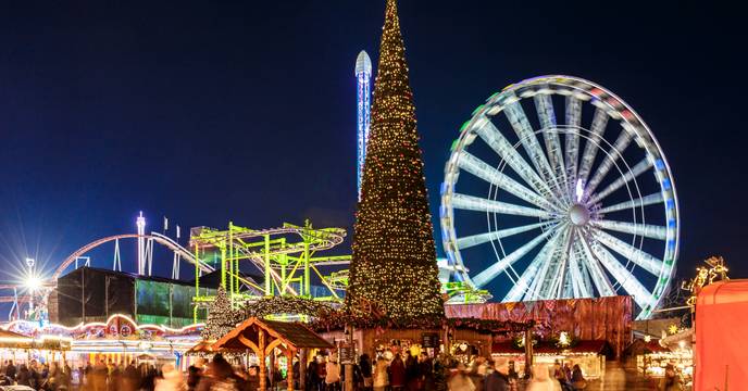 Christmas market in London
