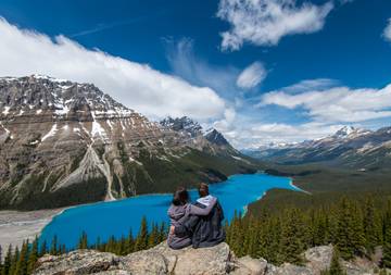Wandelen in Banff National Park in Canada.