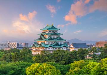 Osaka Castle in Japan.