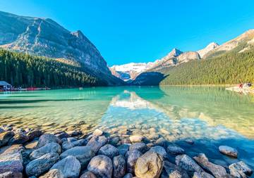 Senderismo en el Parque Nacional Banff, Canadá.