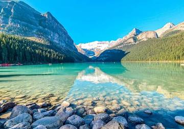 Hiking in Banff National Park, Canada.