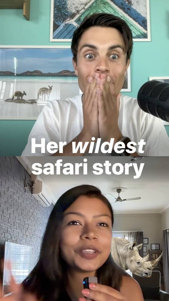 Her wildest safari story (Instagram Reel with Ankita Jaiswal)