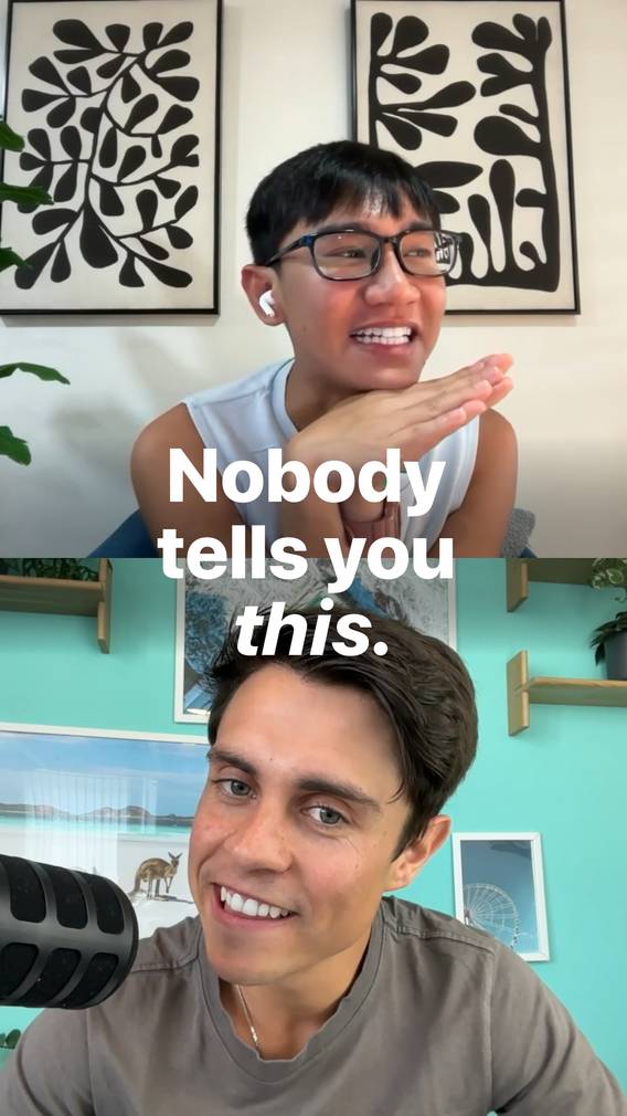 Nobody tells you this. (Instagram Reel with Orty Flores)