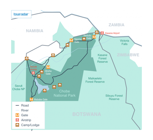 Chobe National Park Maps TourRadar   PQUPu0 