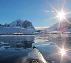 Kayaking in Antarctica