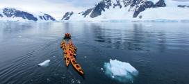 Kayaking in Antarctica