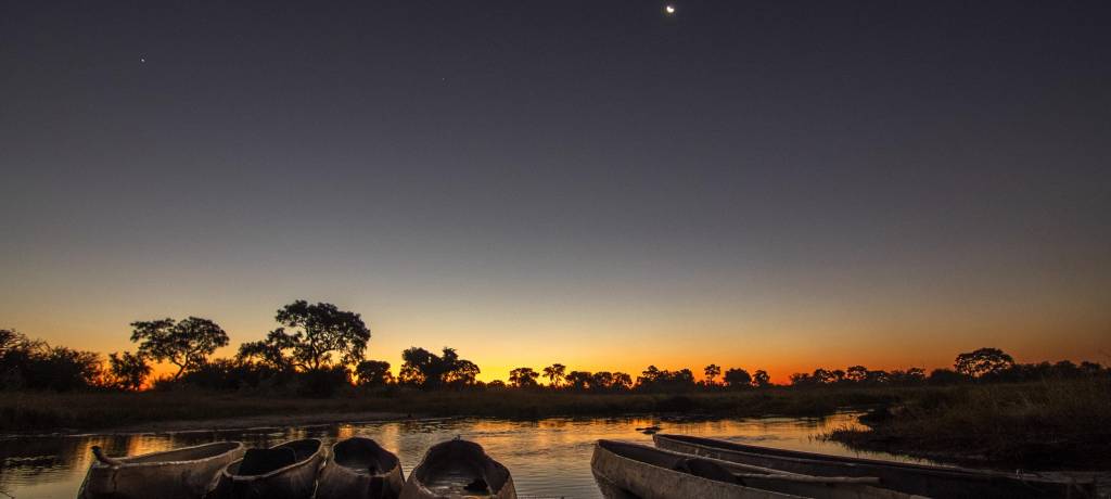 mokoro ride during a luxury african safari tour