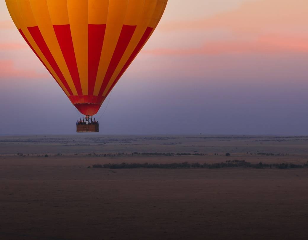 hot air balloon safari