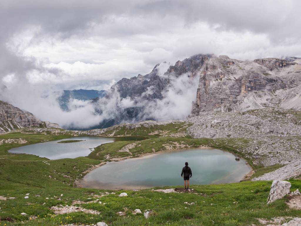 backpacking dolomites tours