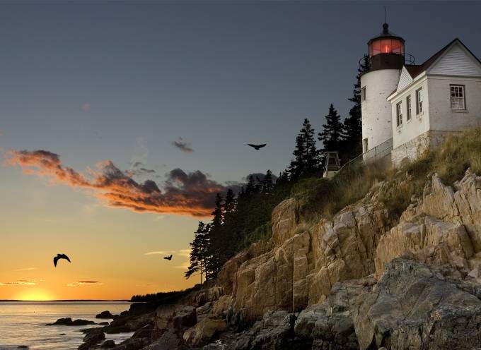 Lighthouse in East Coast, USA