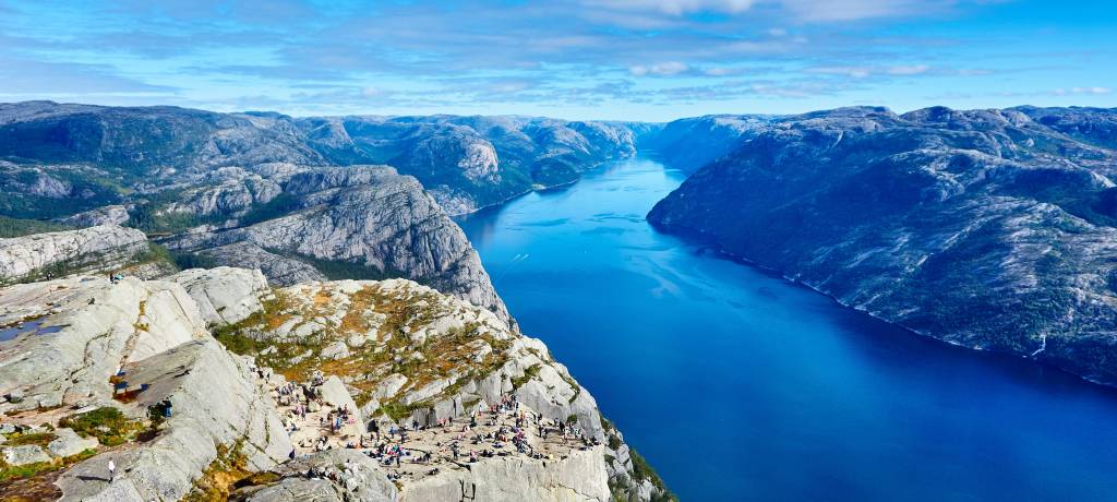 View of Norway Fjords